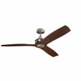 thumbnail image 1 of Ceiling Fan 56 inches Wide-Brushed Nickel Finish Bailey Street Home 147-Bel-2958959, 1 of 10