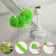thumbnail image 1 of Ceiling Fan Cleaner Duster Reusable Microfiber Ceiling Fan Blade Cleaner Removable Duster with Extension Pole Adjusts 13 to 49.7 Inch for Cleaning Walls Bookshelves Furniture Door Window Top (Saffro), 1 of 5