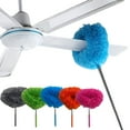 thumbnail image 1 of Ceiling Fan Cleaner Duster Reusable Microfiber Ceiling Fan Blade Cleaner Removable Duster with Extension Pole Adjusts 13 to 55 Inch for Cleaning Walls Bookshelves Furniture Door Window Top Saffron, 1 of 8