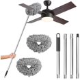 thumbnail image 1 of Ceiling Fan Cleaner Duster, Reusable Microfiber Duster with Extension Pole, 13 to 48 Inch Fan Blade Cleaner, Removable Dusters for Cleaning Walls Bookshelves Door Window Top (Blue), 1 of 14