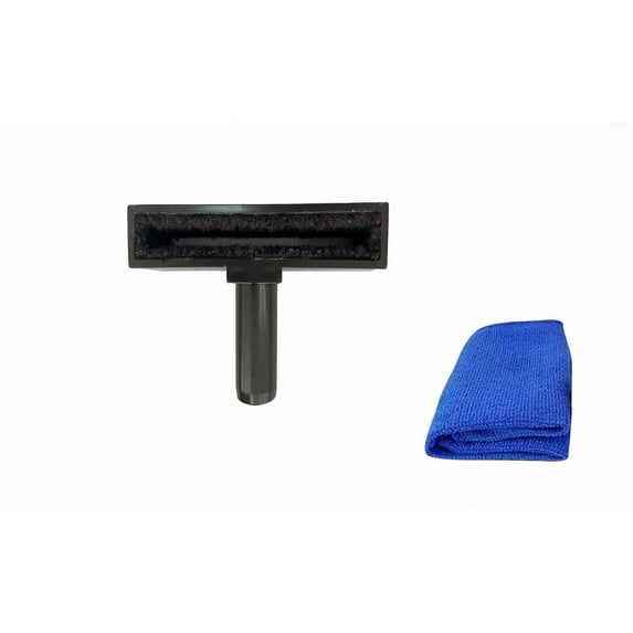 Ceiling Fan Cleaner & Duster Vacuum Attachment | 4-Sided Cleaning Sleeve for Fan Blades Up to 7 3/8 Inches | Microfiber Detachable & Washable Pads | Furniture & Lighting Cleaning Tool