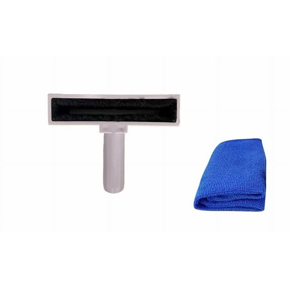 Ceiling Fan Cleaner with Vacuum Attachment, Four-Sided Cleaning Sleeve for Blades Up to 7 3/8 Inches, Detachable Machine-Washable Pads, Ideal for Lighting and Louvers