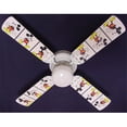 thumbnail image 1 of Ceiling Fan Designers 42” White Hugger Ceiling Fan with Schoolhouse Style Light, 1 of 1