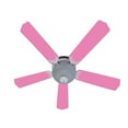 thumbnail image 1 of Ceiling Fan Designers  52 in. New Kids Room Decor Ceiling Fan, Hot Pink, 1 of 1