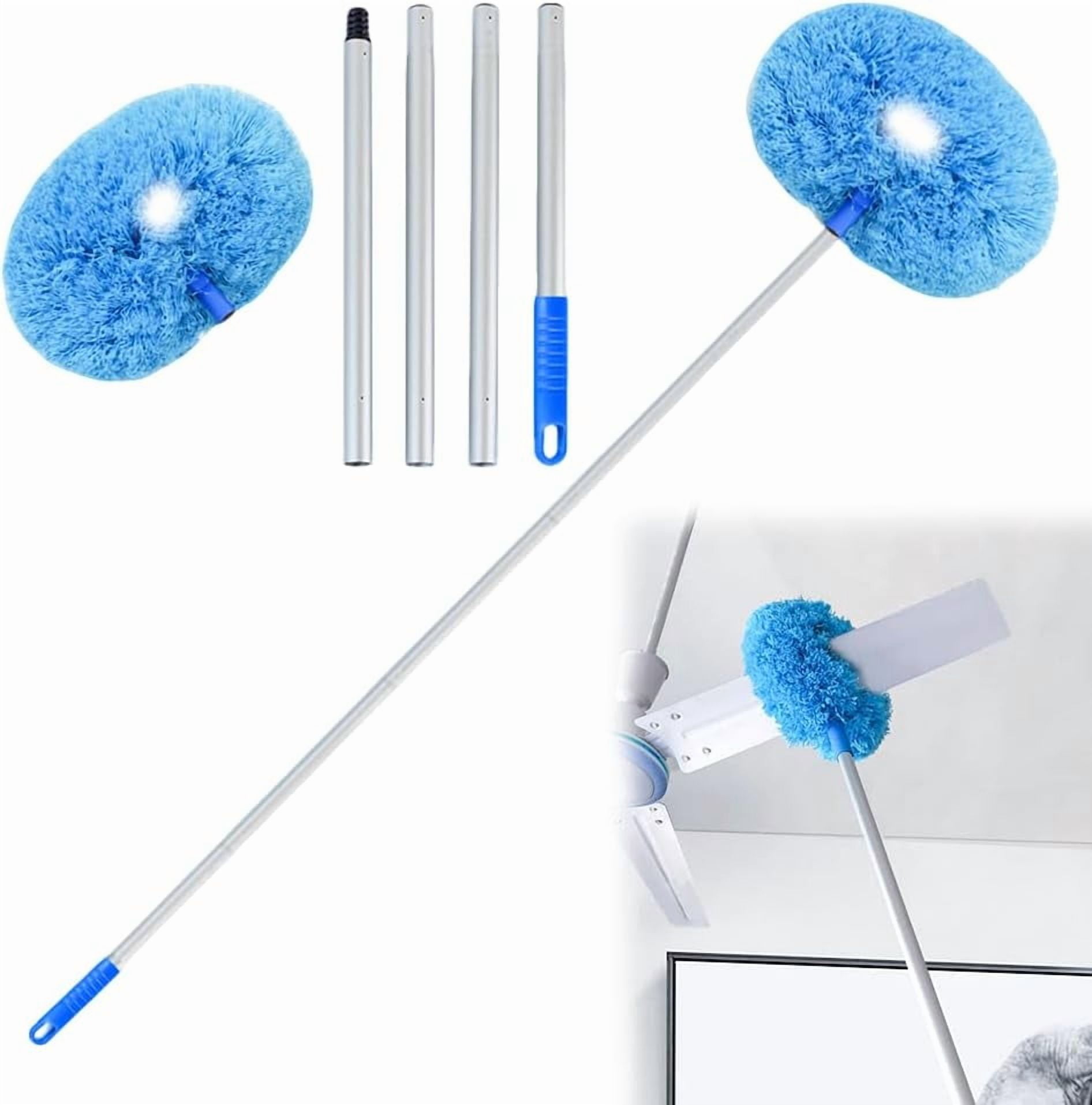 Ceiling Fan Duster, Double Sided Microfiber, Extension Pole, for Fan ...