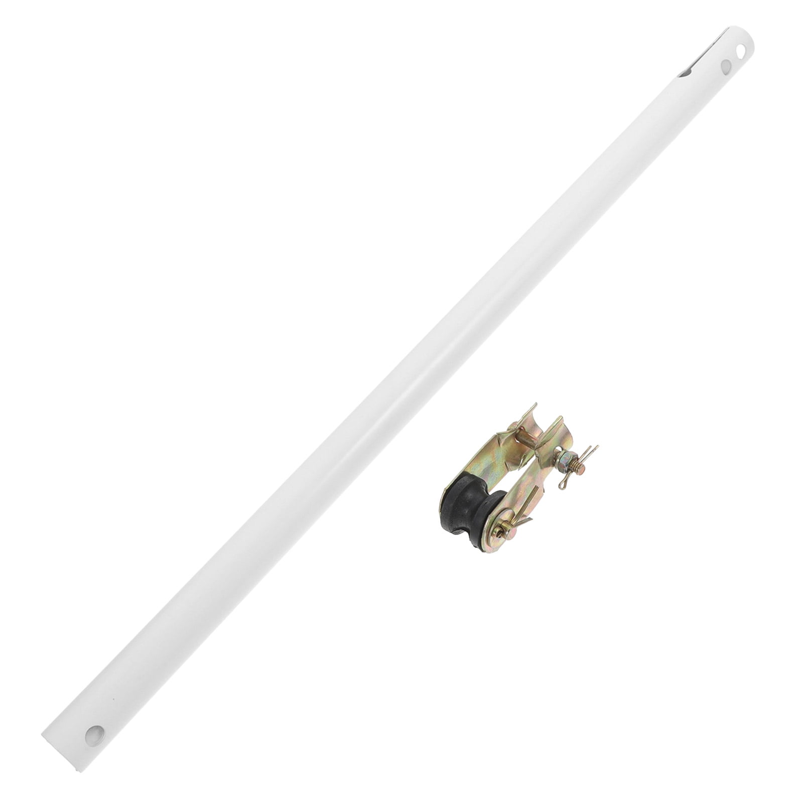 Ceiling Fan Extension Rod Downrod for Iron Pole Bar Extender Single Hole Electric White