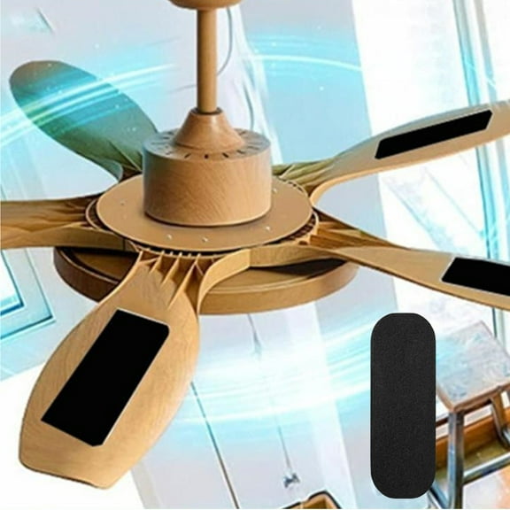 Ceiling Fan Filters for Blades, Ceiling Fan Air Purifier Pads, Activated Coconut Carbon Fan Filter for Ceiling Fan, Ceiling Fan Accessories Dust Catcher, Enhanced Air Quality, Odor Elimination
