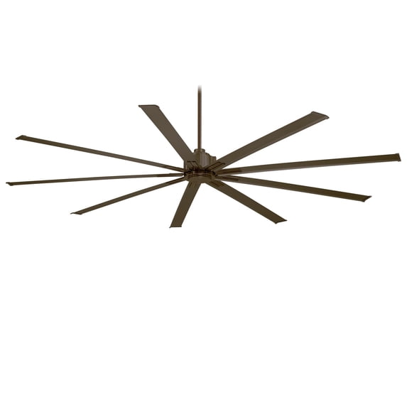 Ceiling Fan In Contemporary Style 11 Inches Tall By 96 Inches Wide-Oil Rubbed Bronze Finish-Oil Rubbed Bronze Blade Color Minka Aire Fans F887-96-Orb