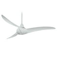 thumbnail image 1 of Ceiling Fan In Contemporary Style 12.5 Inches Tall By 52 Inches Wide-White Finish-White Blade Color Minka Aire Fans F843-Wh, 1 of 2