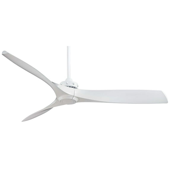 Ceiling Fan In Transitional Style 11.5 Inches Tall By 60 Inches Wide-White Finish-White Blade Color Minka Aire Fans F853-Wh