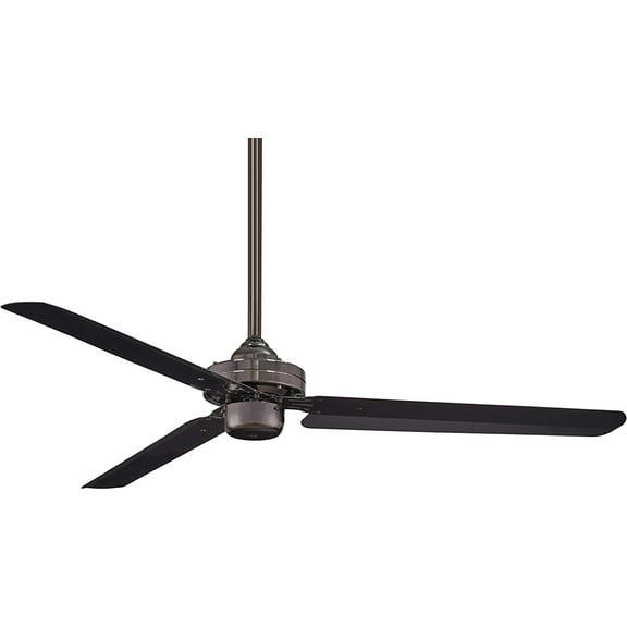 Ceiling Fan In Transitional Style 13.63 Inches Tall By 54 Inches Wide-Gunmetal Finish-Gun Metal Blade Color Minka Aire Fans F729-Gm