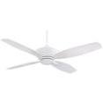 thumbnail image 1 of Ceiling Fan In Transitional Style 13 Inches Tall By 52 Inches Wide-White Finish-White Blade Color Minka Aire Fans F513-Wh, 1 of 2
