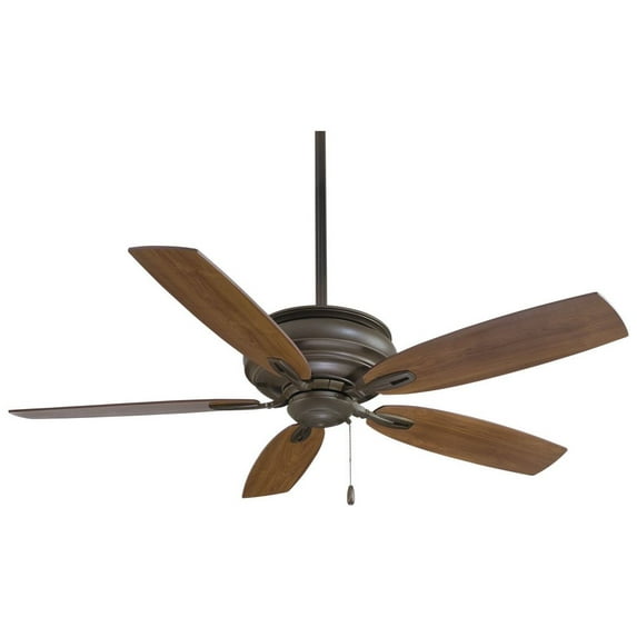 54" Minka Aire Timeless Oil-Rubbed Bronze Ceiling Fan with Pull Chain