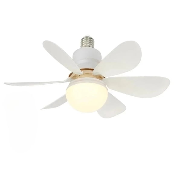 Modern Ceiling Fan Light 40W LED 52cm 3 Speed Adjustable Indoor Fan for Bedroom Kids Room Hotel Restaurant Lighting Ceiling Fixture