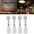 thumbnail image 1 of Ceiling Fan Light Bulbs,E27 To E27 Light Socket Extender Extension Socket Extender Adapter E27 Medium Base Bulb Converter Max 180 Bendable Adjustable Extension Adapter (4 Pack), 1 of 6