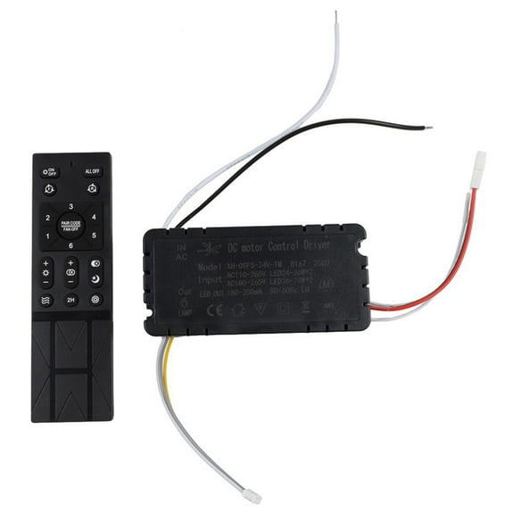 Ceiling Fan Light Wireless Controller with Adjustable Speeds and Monitoring