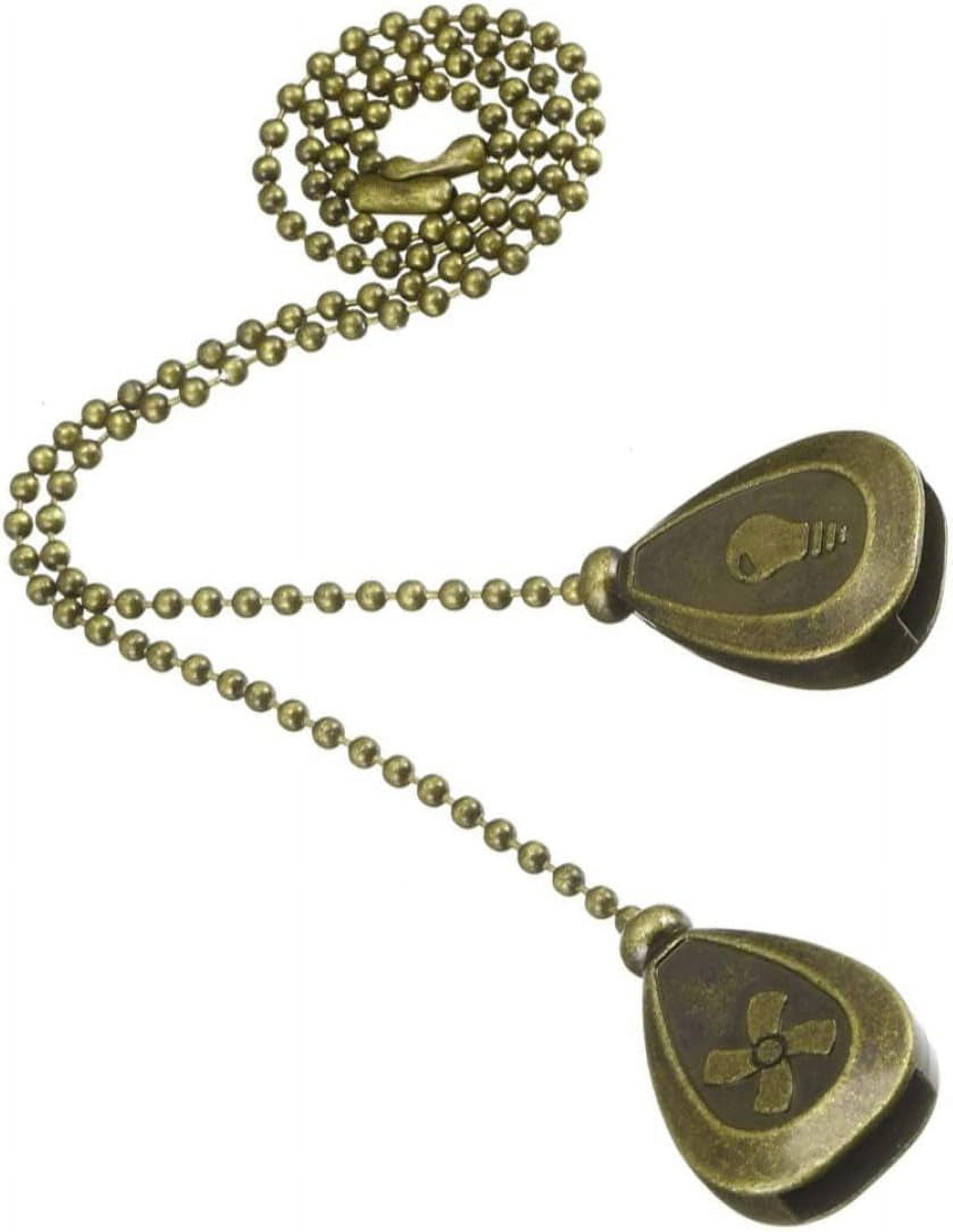 Ceiling Fan Pull Chain,Ceiling Fan Pull Chain Bronze Decorative Ceiling Light Pull Cord Extender