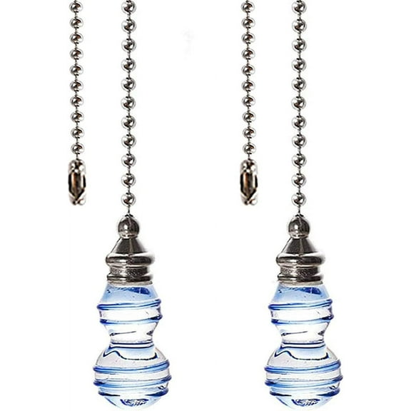 Ceiling Fan Pull Chain, Decorative Fan Pull Chain Extension, Ceiling Fan Pull Chain Ornaments, Ceiling Fan Pulls, Light Pull Chain with 14inches 3.2mm Diameter Beaded Ball Fan Pull Chain Extender