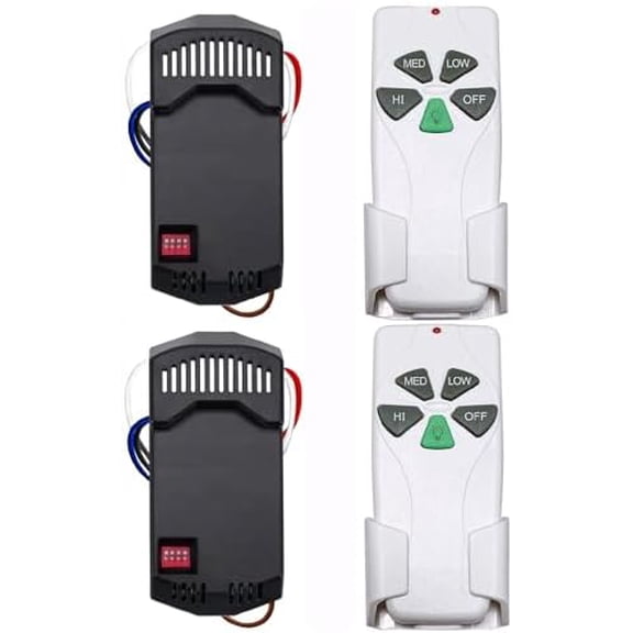 Ceiling Fan Remote Control Dimmable Replace for Hampton Bay, Harbor Breeze, Hunter-53T+R28 KIT 2PACK$$Tools & Hardware Other
