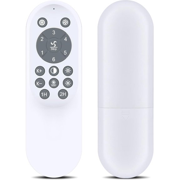 Ceiling Fan Remote Control Replacement, for HuixuTe AHAWILL KINDLOV STERREN Bevenus Maka Ceiling Fan Light, 6 Speed, Dimmable, Reverse