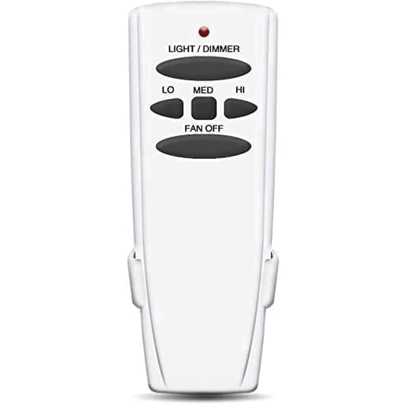 Hampton Bay Hunter Ceiling Fan Remote Replacement 303.9MHz 3-Speed Light Dimmer UC7078T CHQ7078T HD5 Remote Only