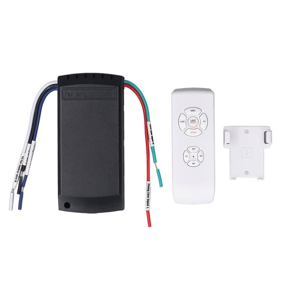 Ceiling Fan Remote Kit, Wireless Control For Lights Speeds 85,265V ...