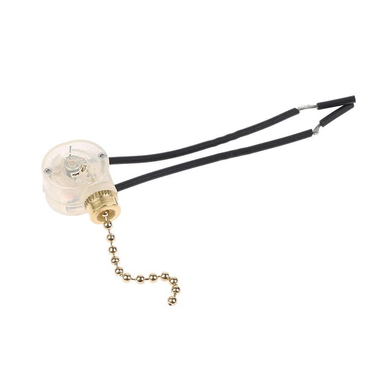 Ceiling Fan Switch 3 Speed 4 Wire Zing Ear ZE268S1 Fan Pull Chain Switch Replacement Speed