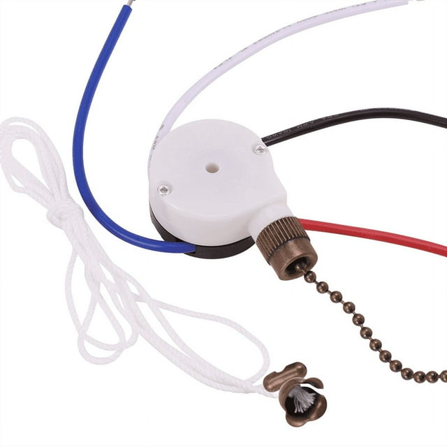 Ceiling Fan Switch Kit 3 Speed 4 Wire, Fan Switch Zipper Speed Control