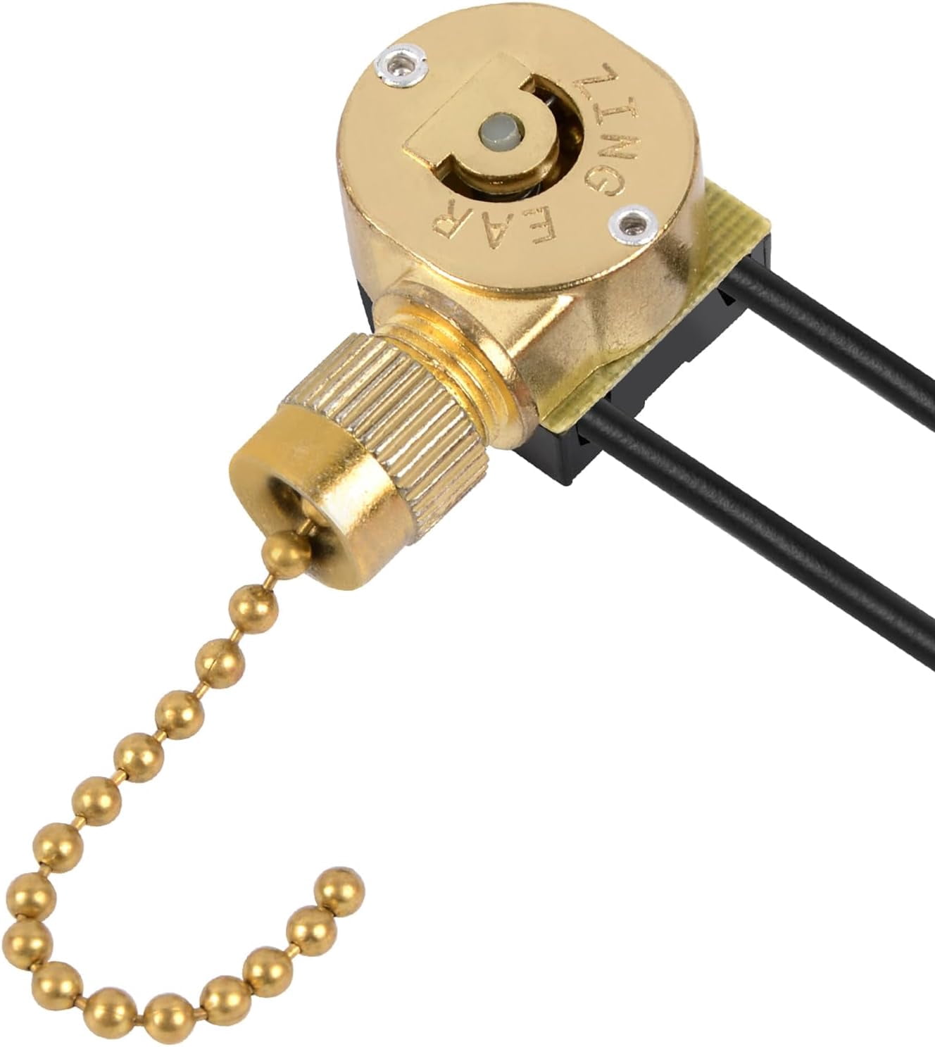 Ceiling Fan Switch Zing Ear ZE-109M Pull Chain Switch On/Off Light ...
