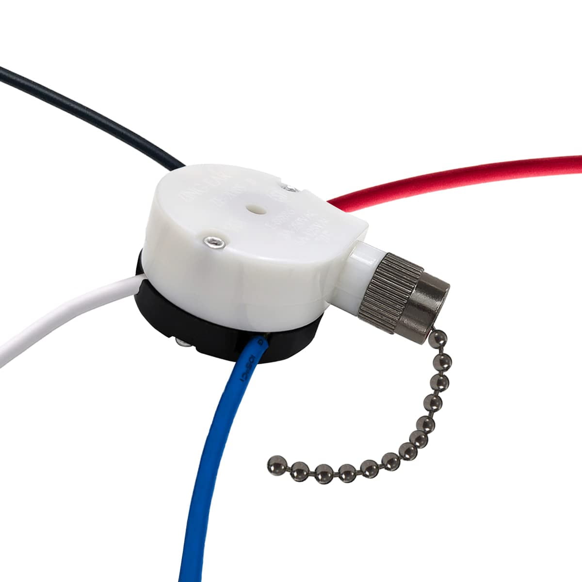 Ceiling Fan Switch Zing Ear ZE208S E89885 3 Speed 4 Wire Fan Switch