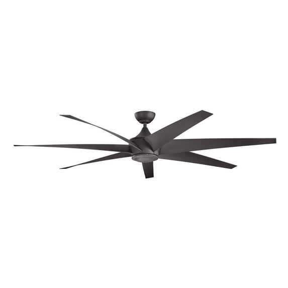Ceiling Fan With Contemporary Inspirations 20.25 Inches Tall By 80 Inches Wide-Distressed Black Finish Kichler Lighting 310115Dbk
