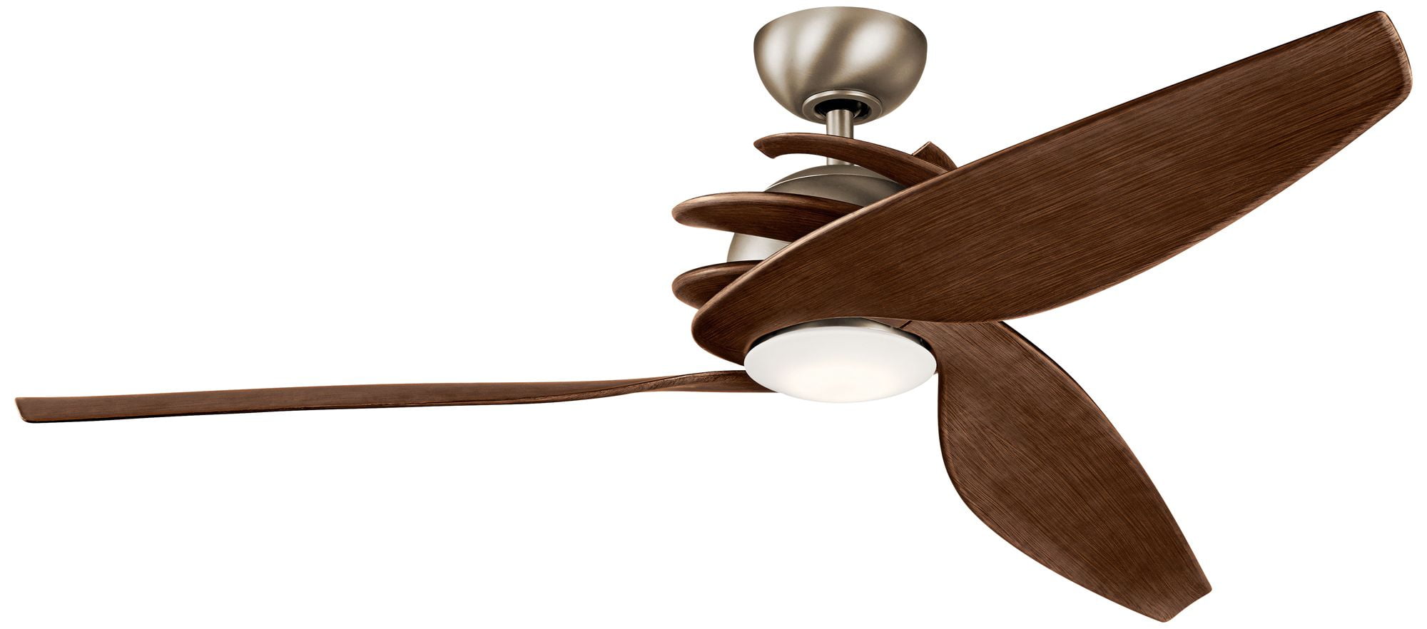 300700AP Kichler Lighting Spyra - Ceiling Fan with Light Kit - 14.25 inches tall by 62 inches wide-Antique Pewter Finish
