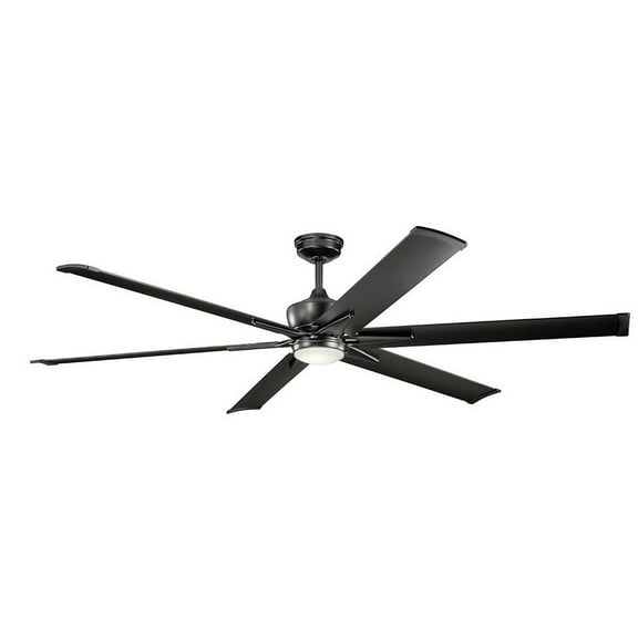 300301SBK Kichler Lighting Szeplo Patio - Ceiling Fan with Light Kit - 16.25 inches tall by 80 inches wide-Black Finish
