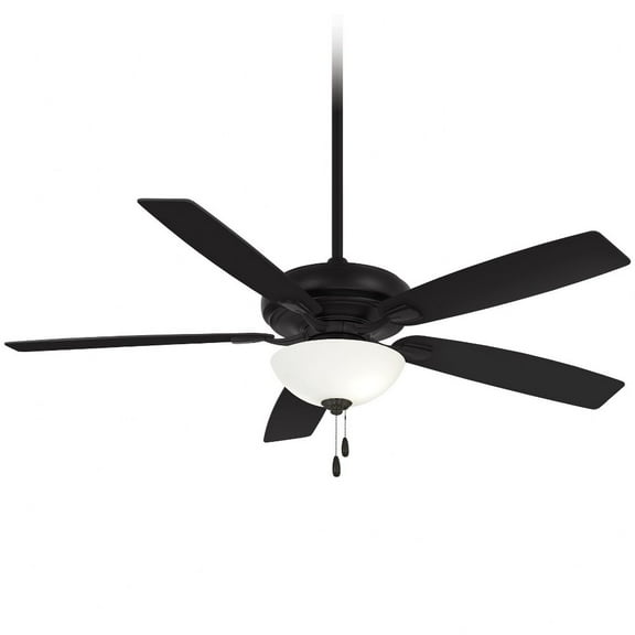 Ceiling Fan With Light Kit 20.5 Inches Tall By 60 Inches Wide-Coal Finish-Coal Blade Color Minka Aire Fans F552l-Cl