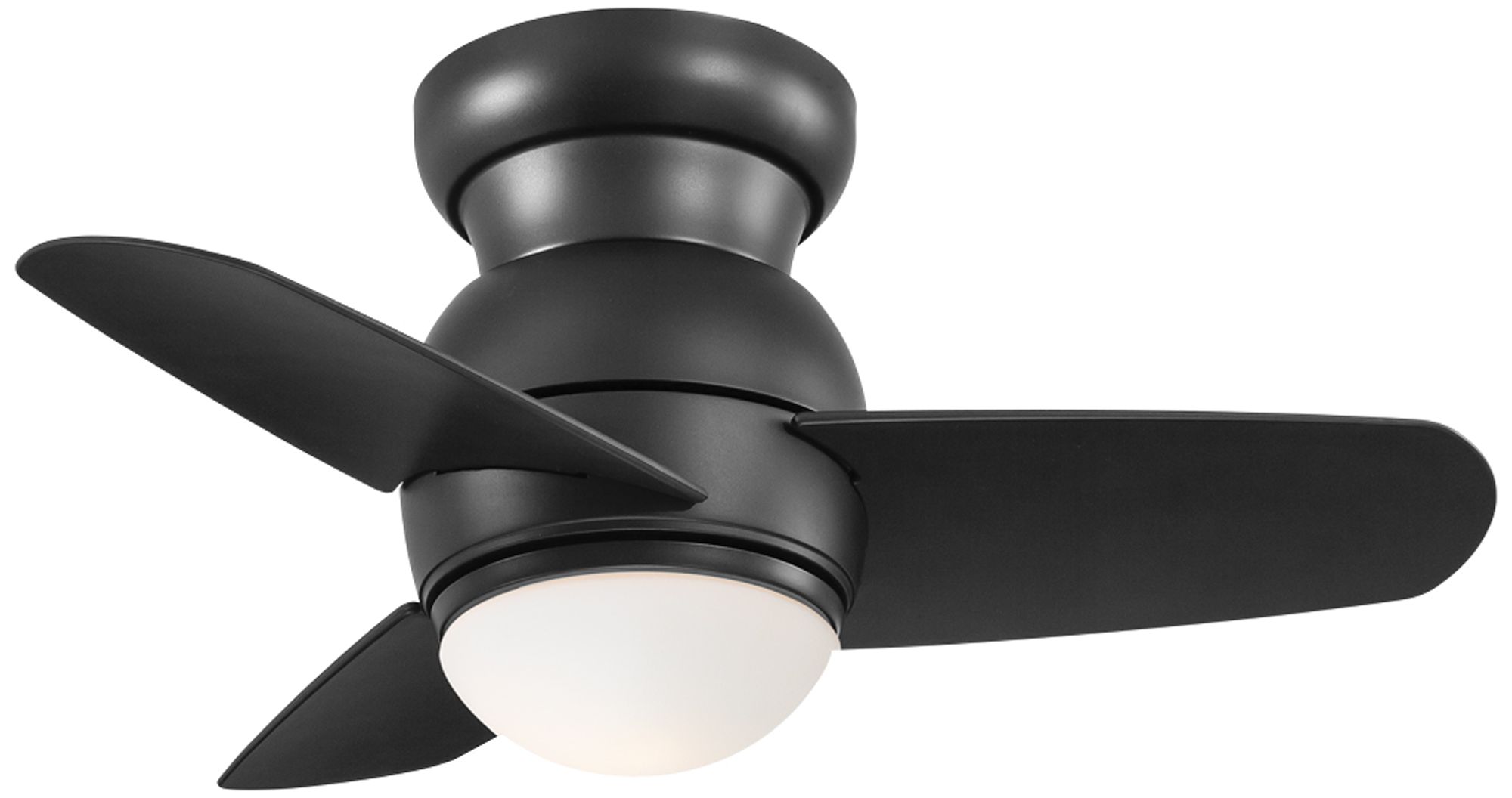 Ceiling Fan With Light Kit In Traditional Style 11 Inches Tall By 26 Inches Wide-Coal Finish-Coal Blade Color Minka Aire Fans F510l-Cl