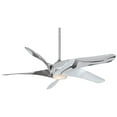 thumbnail image 1 of Ceiling Fan With Light Kit In Transitional Style 13.75 Inches Tall By 62 Inches Wide-Liquid Nickel Finish Finish-Liquid Nickel Blade Color Minka Aire, 1 of 4