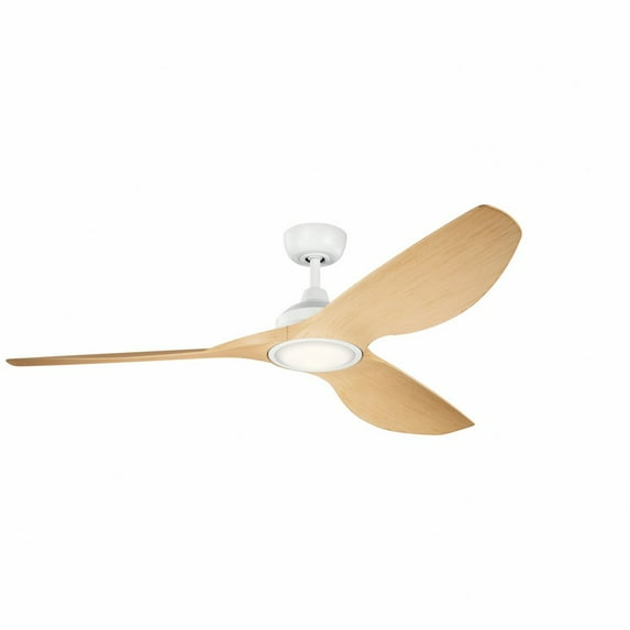 300365MWH Kichler Lighting Imari - Ceiling Fan with Light Kit - with Contemporary inspirations - 14.5 inches tall by 65 inches wide-White Finish