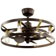 thumbnail image 1 of Ceiling Fan With Light Kit With Contemporary Inspirations 16.25 Inches Tall By 25 Inches Wide-Satin Natural Bronze Finish Kichler Lighting 300040Snb, 1 of 10