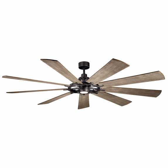 300285AVI Kichler Lighting Gentry XL - Ceiling Fan with Light Kit - with Lodge/Country/Rustic inspirations - 16.5 inches tall by 85 inches wide-Anvil