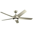 thumbnail image 1 of 330089NI Kichler Lighting Kapono - Ceiling Fan with Light Kit - with Transitional inspirations - 13.5 inches tall by 52 inches wide-Brushed Nickel, 1 of 5