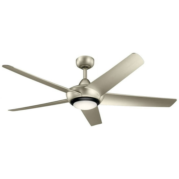 330089NI Kichler Lighting Kapono - Ceiling Fan with Light Kit - with Transitional inspirations - 13.5 inches tall by 52 inches wide-Brushed Nickel