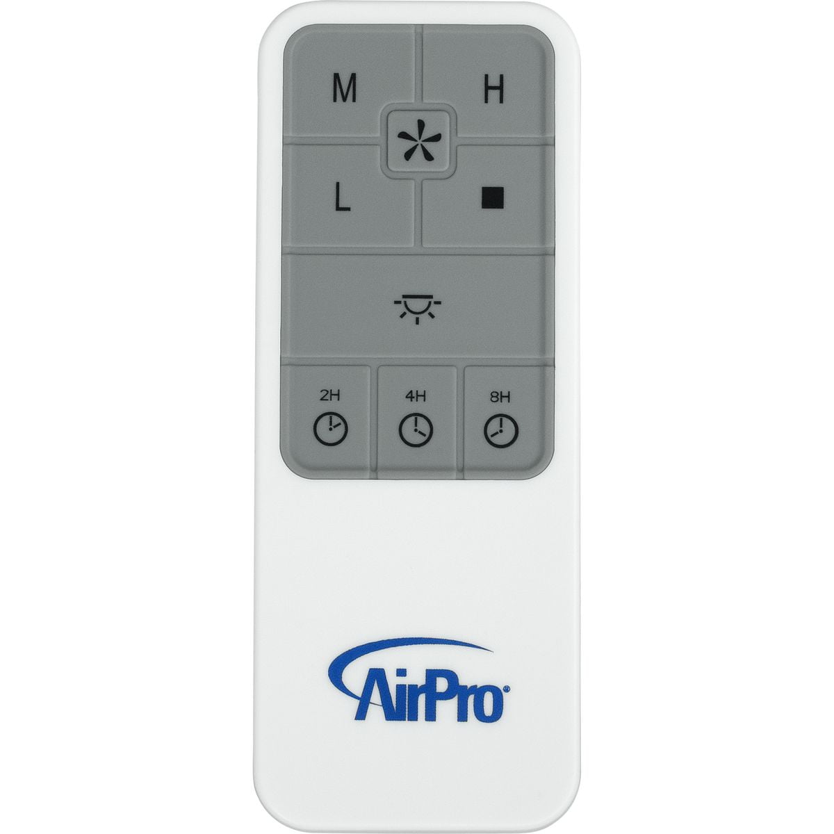 White Universal Ceiling Fan and Light Remote Control with Timer