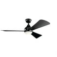 thumbnail image 1 of Ceiling Fan with Light Kit 11 inches Tall By 54 inches Wide-Satin Black Finish Bailey Street Home 147-Bel-4187197, 1 of 10