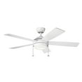 thumbnail image 1 of Ceiling Fan with Light Kit 13.75 inches Tall By 52 inches Wide-Matte White Finish Bailey Street Home 147-Bel-2011810, 1 of 10