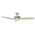 thumbnail image 1 of Ceiling Fan with Light Kit 14.25 inches Tall By 62 inches Wide-Brushed Nickel Finish Bailey Street Home 147-Bel-2268529, 1 of 10