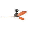 thumbnail image 1 of Ceiling Fan with Light Kit 15 inches Tall By 52 inches Wide-Olde Bronze Finish Bailey Street Home 147-Bel-2268484, 1 of 10