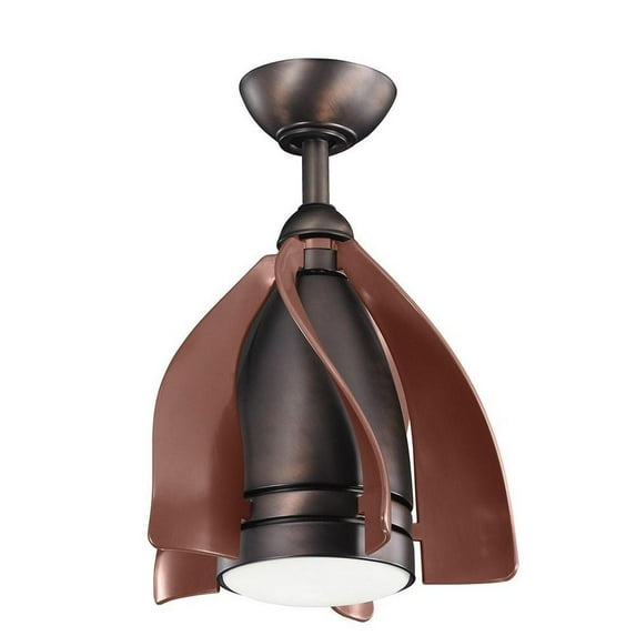 Ceiling Fan with Light Kit 19.75 inches Tall By 15 inches Wide-Oil Brushed Bronze Finish Bailey Street Home 147-Bel-1788219