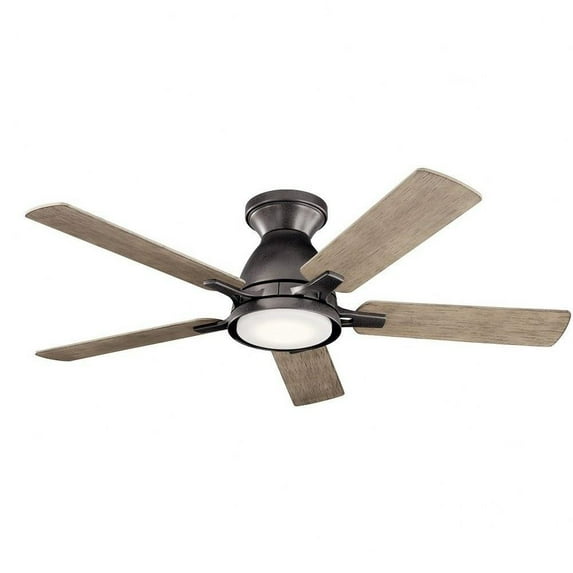Ceiling Fan with Light Kit with Contemporary Inspirations 10.25 inches Tall By 44 inches Wide-Anvil Iron Finish Bailey Street Home 147-Bel-4187188