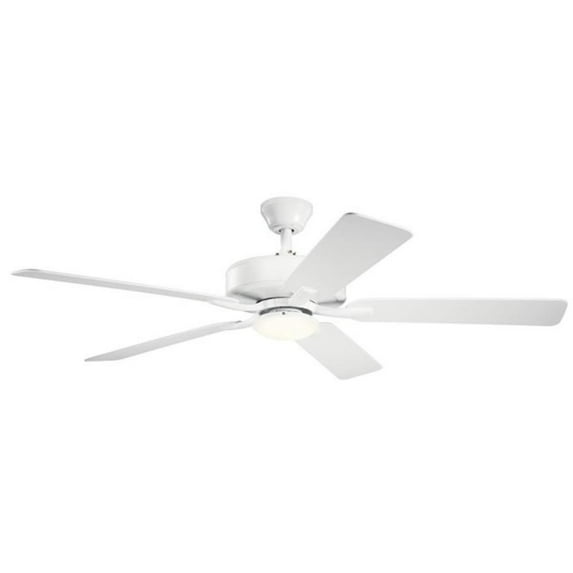 Ceiling Fan with Light Kit with Transitional Inspirations 12.5 inches Tall By 52 inches Wide-White Finish Bailey Street Home 147-Bel-3329918