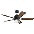 thumbnail image 1 of Ceiling Fan with Light Kit with Transitional Inspirations 19 inches Tall By 52 inches Wide-Distressed Black Finish Bailey Street Home 147-Bel-4187180, 1 of 10